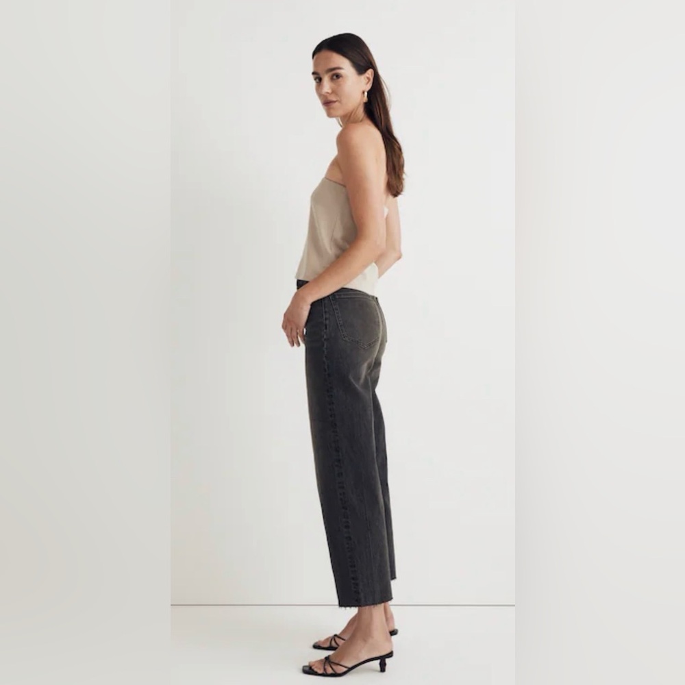Madewell The Perfect Vintage Wide-Leg Crop Jean (Benley Wash) - Picture 3 of 9